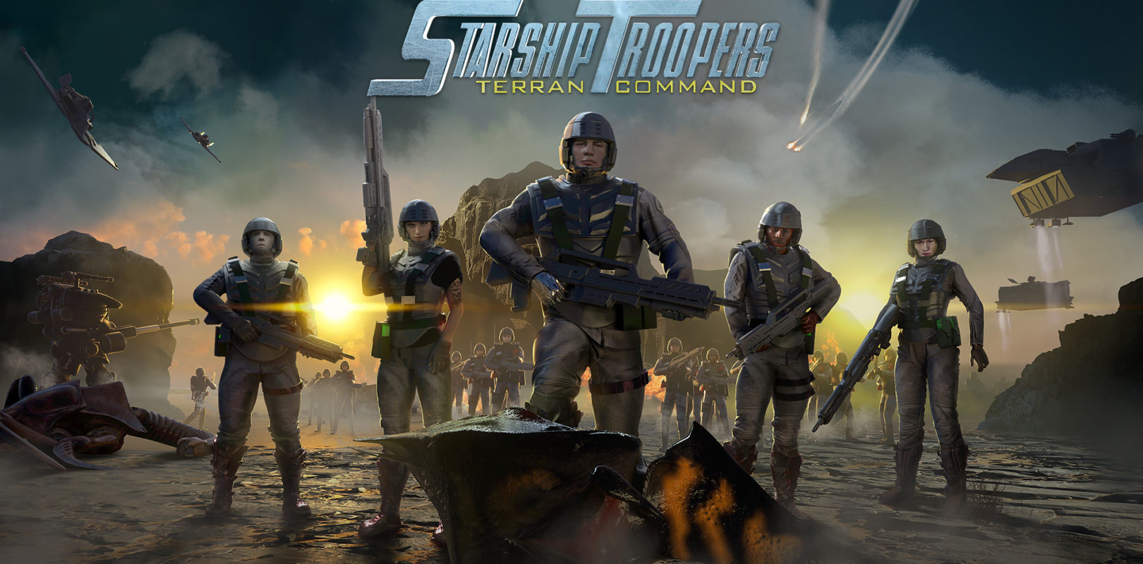 Starship Troopers Terran Command Heads to PC Next year Marooners' Rock