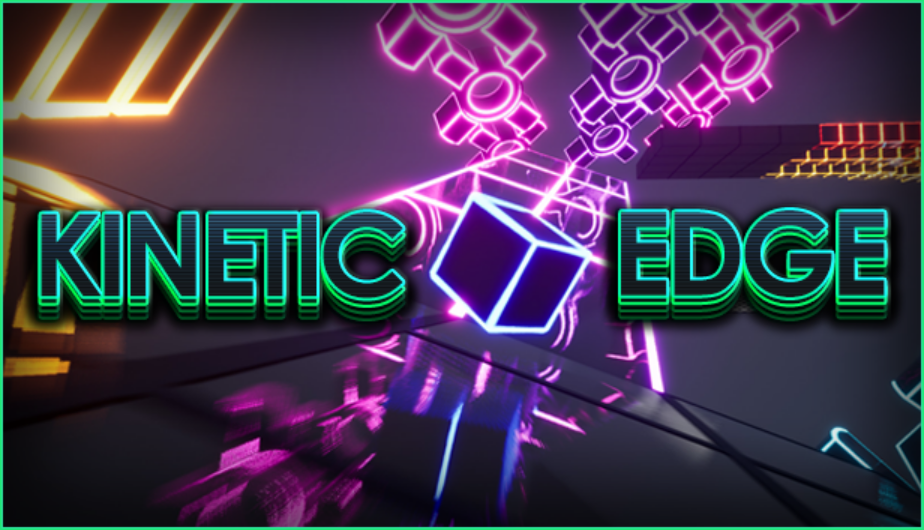 Neon-Colored Physics Platformer Kinetic Edge Launches on Steam, Road Map Unveiled